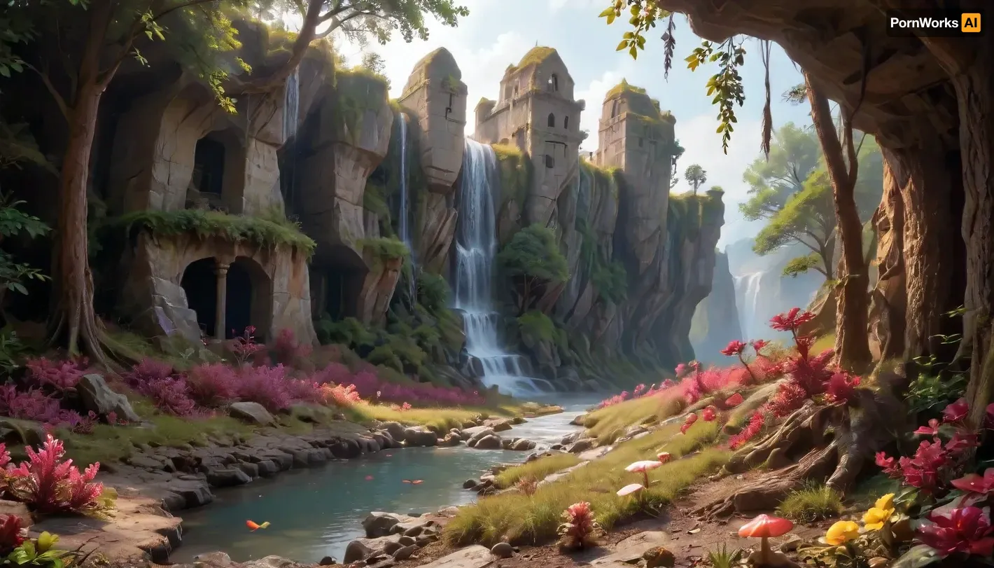 Enchanted 강 계곡