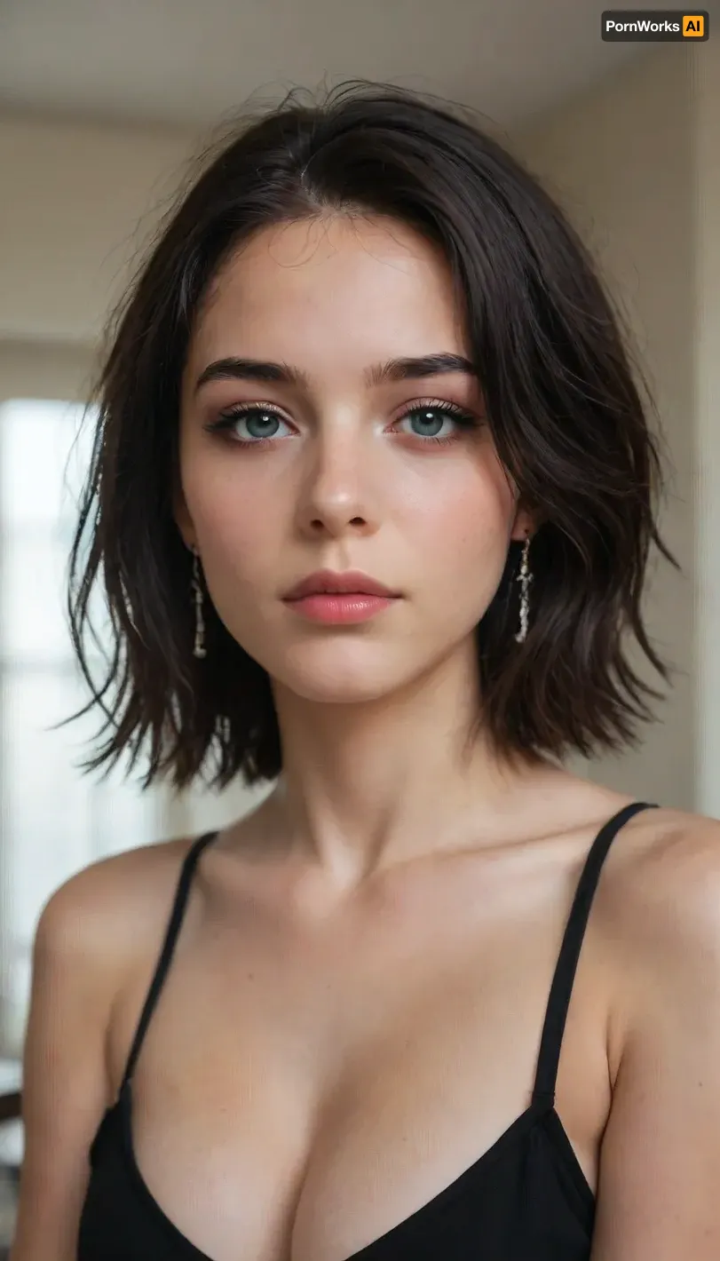 Emo model, scene girl, amateur photo
