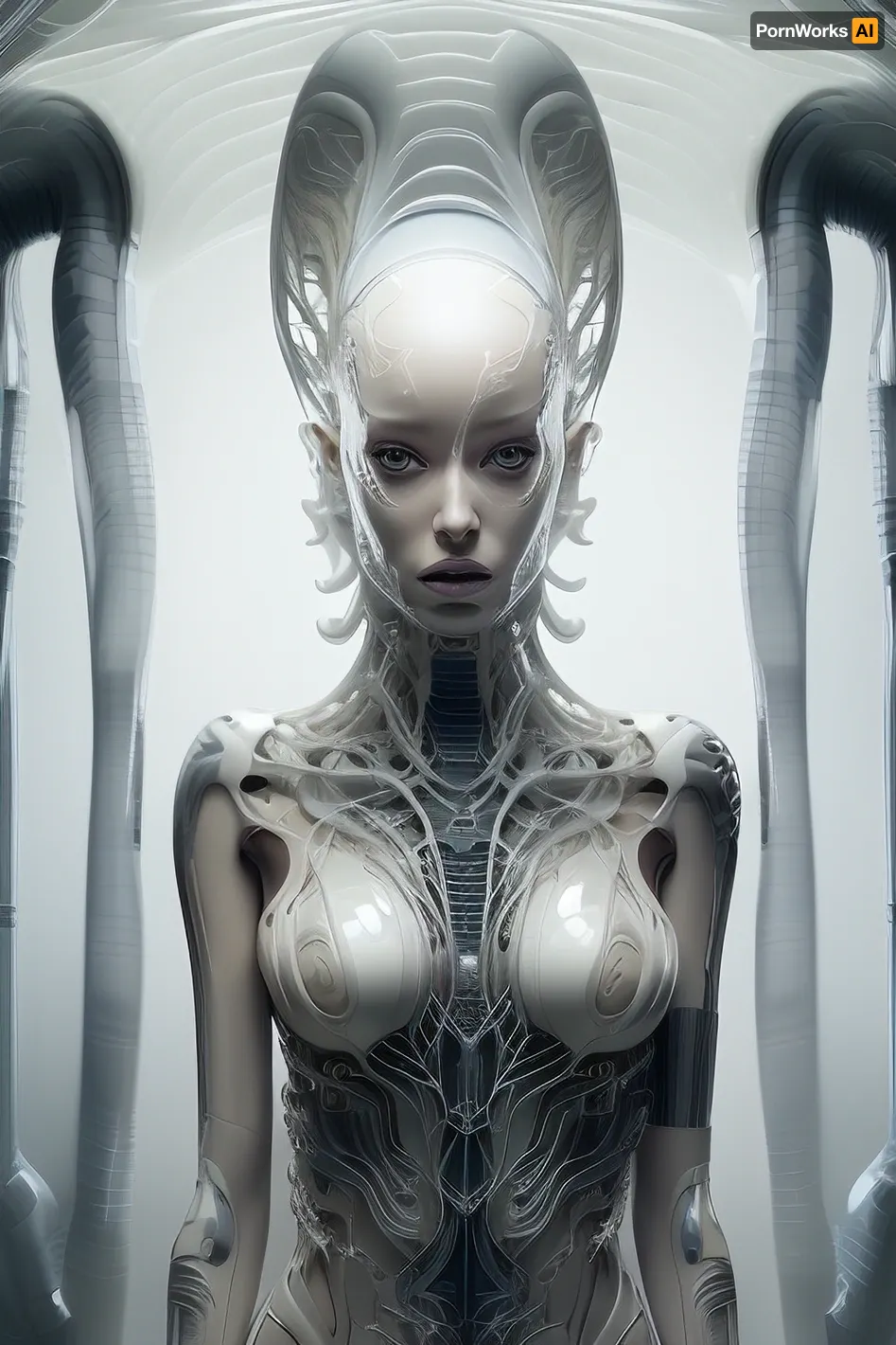 woman, black skin, xenomorph queen with human face, spread hands, chained to the walls, cell, black-skinned female, no tail, no hair, ((perfect woman face)), (((human face))), ((perfect human pussy)), pussy fucking, big dick, POV, human dick, fuck with man, high detail pussy, high realistic, beautiful 20yo woman face, ((front of head human from forehead transitioning to elongated back part xeno)), ((human face of beautiful woman with normal teeth and eyes)), oiled body, wet body, <lora:PSCowgirl:.9>, <lora:fantastic_characters_v4:.4>, <lora:alienskin:.7>