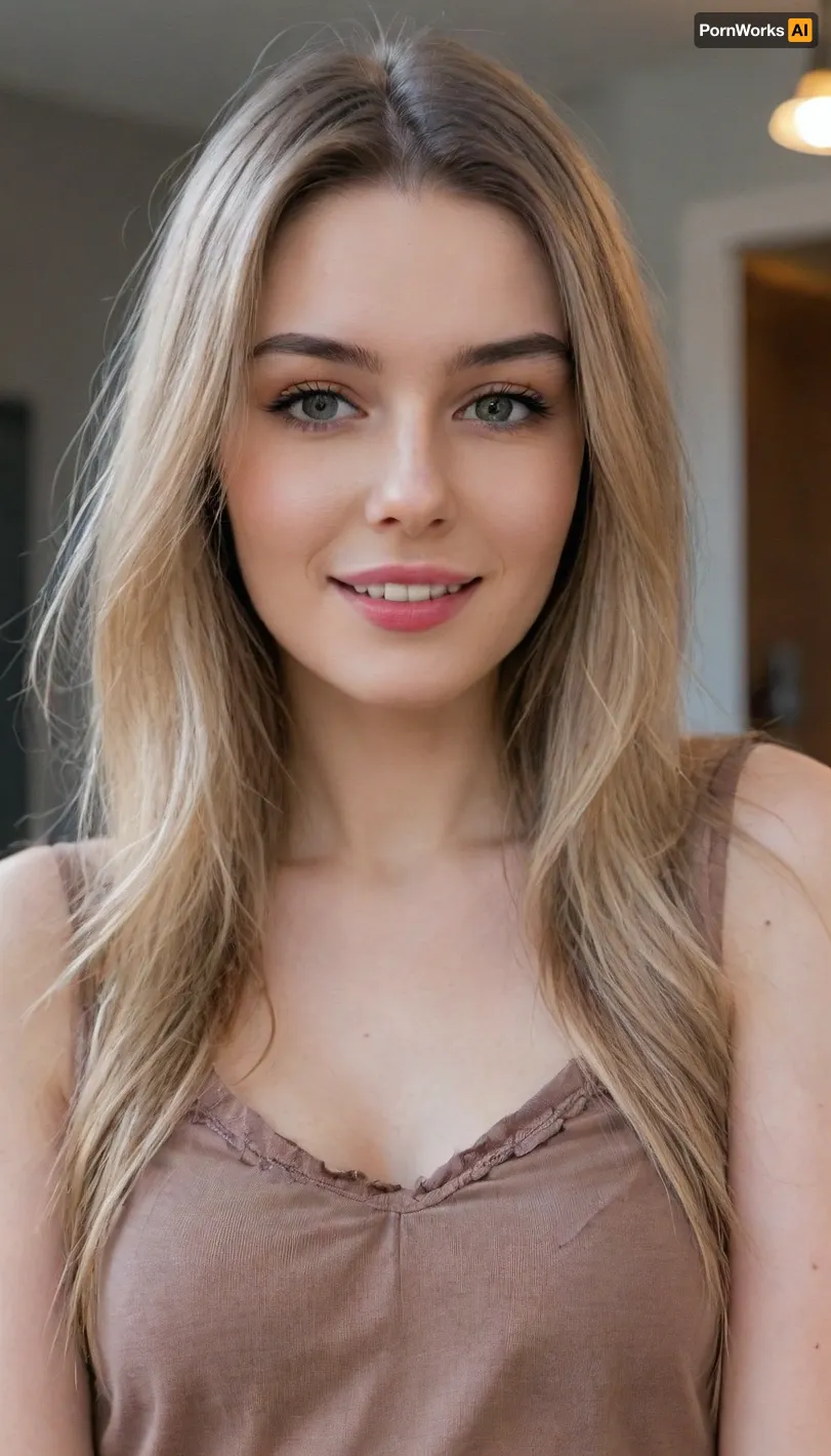 full portrait of woman, ((fringe long dyed blond hair)), ((girl next door)), pretty, natural beauty, medium breasts, ((cute tall tall tall tall but average appearance:1.3)), ((cute tall tall tall tall)), ((pale skintone:1.2)), very flirty smile, showing teeth, ((unkempt hair)), ((straight hair:1.3)), ((symmetrical hair:1.5)), ((perfect fringe hair:1.5)), ((light brown bright hair)), ((very cute tall tall tall tall average youthful face:1.5)), outside, photorealistic, ((perfect composition)), ((perfect contrast:1.5)), ((perfectly balanced exposure:1.5)), ((perfect focus:1.5)), ((extremely realistic detailed lighting:1.5)), ((extremely realistic detailed shadows:1.5)), ((extremely detailed:1.3)), ((extremely high resolution:1.3)), ((16K UHD:1.5)), ((extremely realistic detailed skin texture:1.5)), ((extremely realistic detailed skinpores:1.5)), ((extremely realistic detailed face:1.5)), ((extremely realistic detailed eyes:1.5)), ((extremely realistic detailed hair:1.5)), focus on eyes, ((fully clothed:1.5)), random colored clothing, ((beautiful stylish clothing:1.5)), ((detailed clothing:1.5)), ((detailed environment:1.5)), Sweet_Sticky_xl-01, bogdasha1, topless, woman, breasts, <lora:bogdasha3:.8>, <lora:topless v1a_fro0.95:.8>