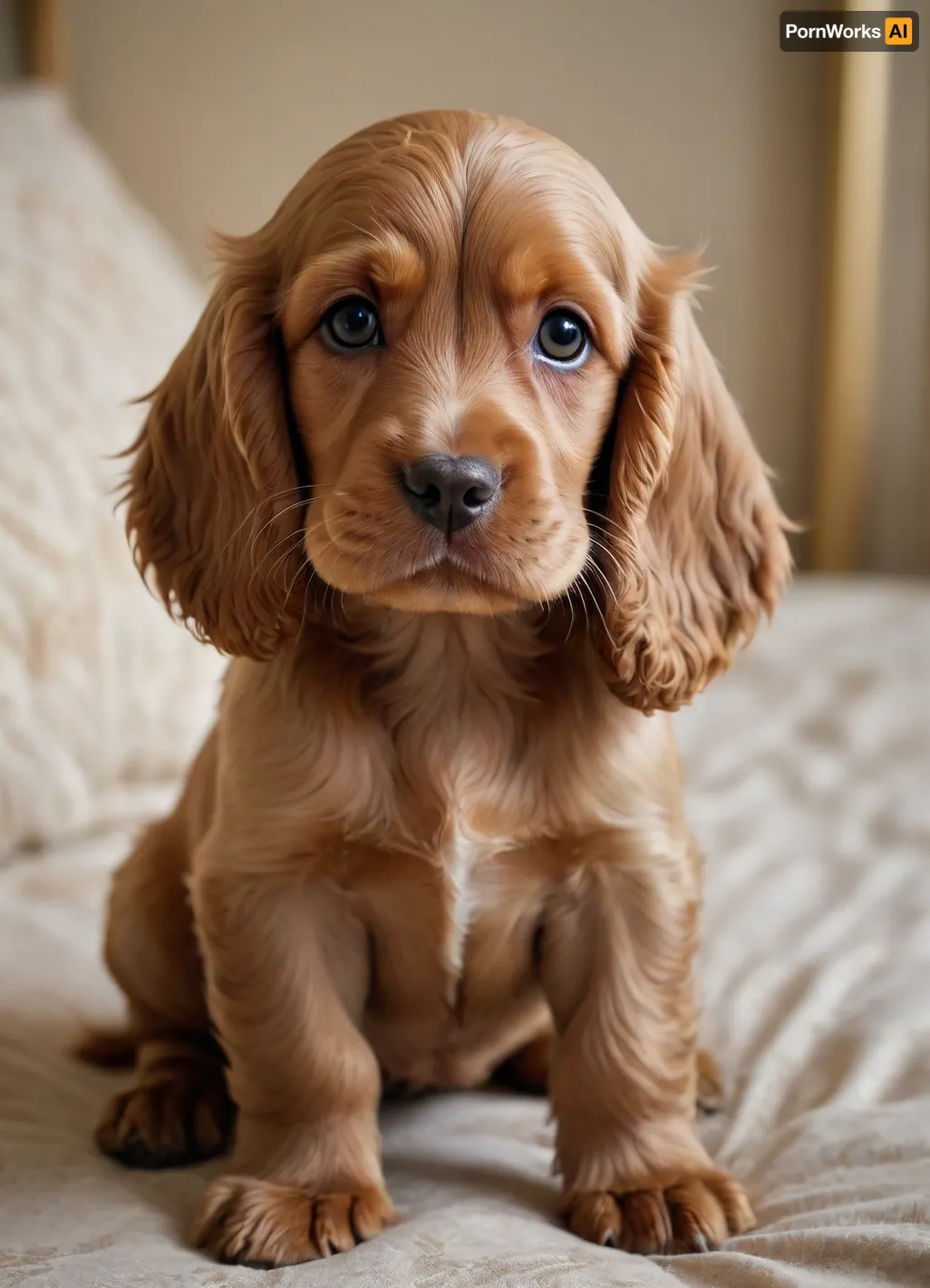 Cocker spaniel puppy