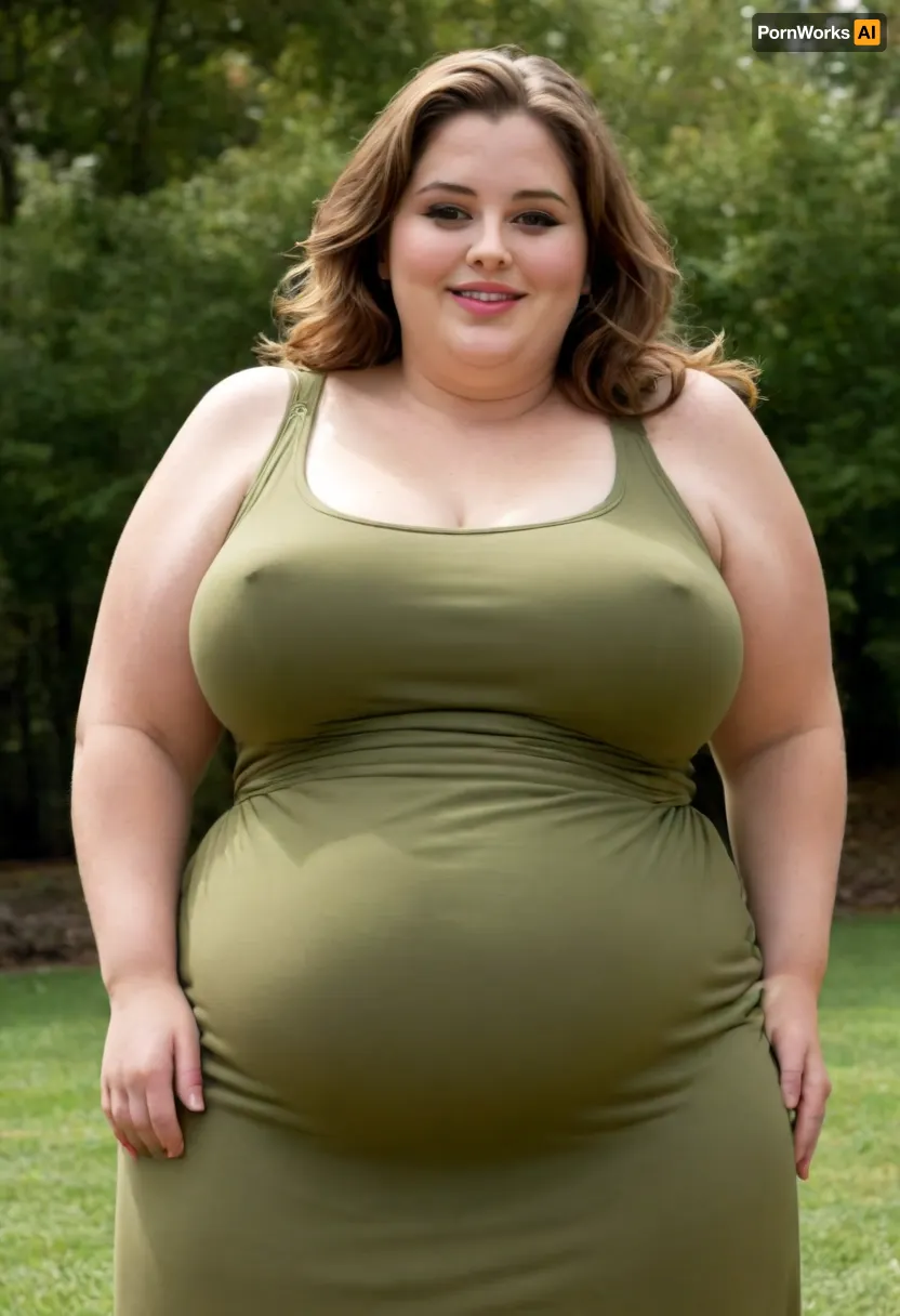 Lubica stepaunt, 45° sideview, Full body shot, Sunny summer day, bright sunny day, (obese:1.3), The fat ssbbw mature milf 60 is walking on the lawn, beautiful eyes, stark naked body, chubby milf, braless, hard nipples, black tight transparent sleeveless black sundress, medium very saggy tits, plump waist, plump pubis, light brunette hair with highlights, bobcut hair, big eyes, happy smile, nip slip, (high quality:2), Wearing, clothes, that, make, sense, with, Braless>, <lora:bralessSDXL_v1_00022:.8>, bottomheavy, big, ass, huge, gigantic, thick, thighs, massive, <lora:bottomheavy_v1_sdxl_tags:.8>