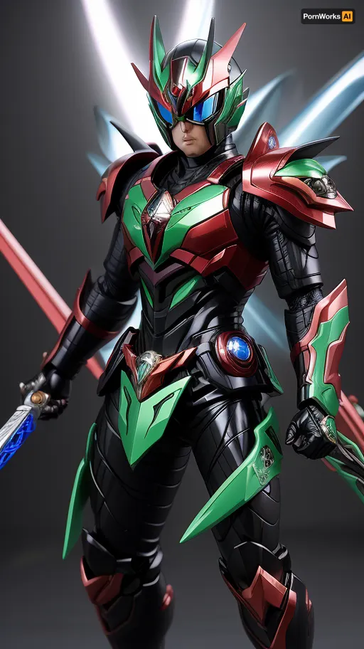 kamen rider ryuki + Odd-Eyes Pendulum Dragon. fusion. Strong body. Hd.4k.