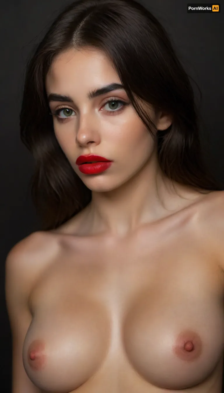 ziprealism, (30yo, intimate sensual esthetic, artistic study of feminine allure), (Cuban woman, seductive sensual expression, sensual eye contact, bashful pose, chin down:1.2), (f/2.8, shallow depth of field), (loose full shot, view from side, lips focus:1.6), (long glossy black hair, straightened hair, hair obscuring face, dark full eyebrows:1.4), (full lips, soft pillowed lips, moist lips, vibrant red lipstick, natural skin texture, flawless skin:1.4), (cozy bedroom), (large teardrop breasts, soft breasts, pale nipples:1.2), (athletic body, slender, slim waist, thick ass:1.4), igbaddie, <lora:style_lora_realis:.4>, <lora:igbaddie-XL:.4>, (chiaroscuro, black backdrop, rim lighting:1.8), <lora:zavy-cntrst-sdxl:1.8>