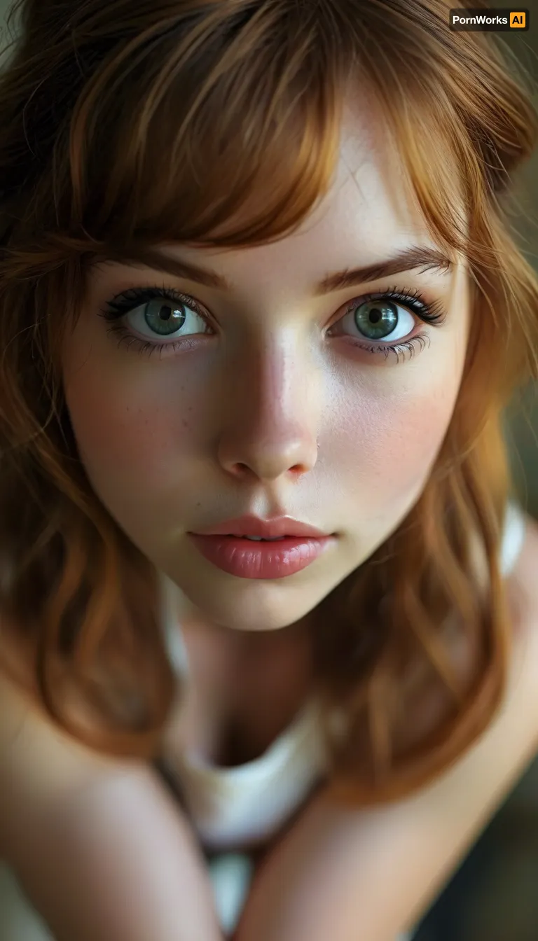 ((the whole girl visible in the frame)), ultra realistic smart incredibly beautiful seductive face, escort woman, super model, 18 years old, (very slim), narrow waist, looks directly at the viewer, swing golf pose, (nyde tits, long legs, perfect legs, long knee socks, sensual Seductive, big eyes, beautiful eyes:1.2), long ginger hair, (seduce, sexy, wants to fuck:1.1), (white skin. smile:1.1), HDR photo, best quality, ultra-detailed, masterpiece, finely detail, highres, photorealistic, perfect illumination, best shadow, best shot, ((engaging view)), full scene picture, soft lighting, bhands, perfect fingers, little hands, (5/6th body:1.5), the woman is looking with amazement at viewer, (looking up), detailxl, perfecteyes, <lora:MJ52:.5>, <lora:lora-sdxl-perfect-eyes:.5>, <lora:style_lora_realis:.7>