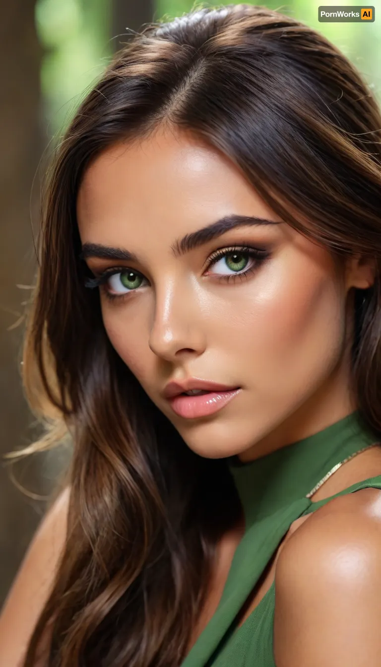(((Starting))), a brunette model green eyes gorgeous brown tan skin, <lora:Madison_Beer_2020_SDXL_JugX_trigger_m4d1s0n-000076:2>