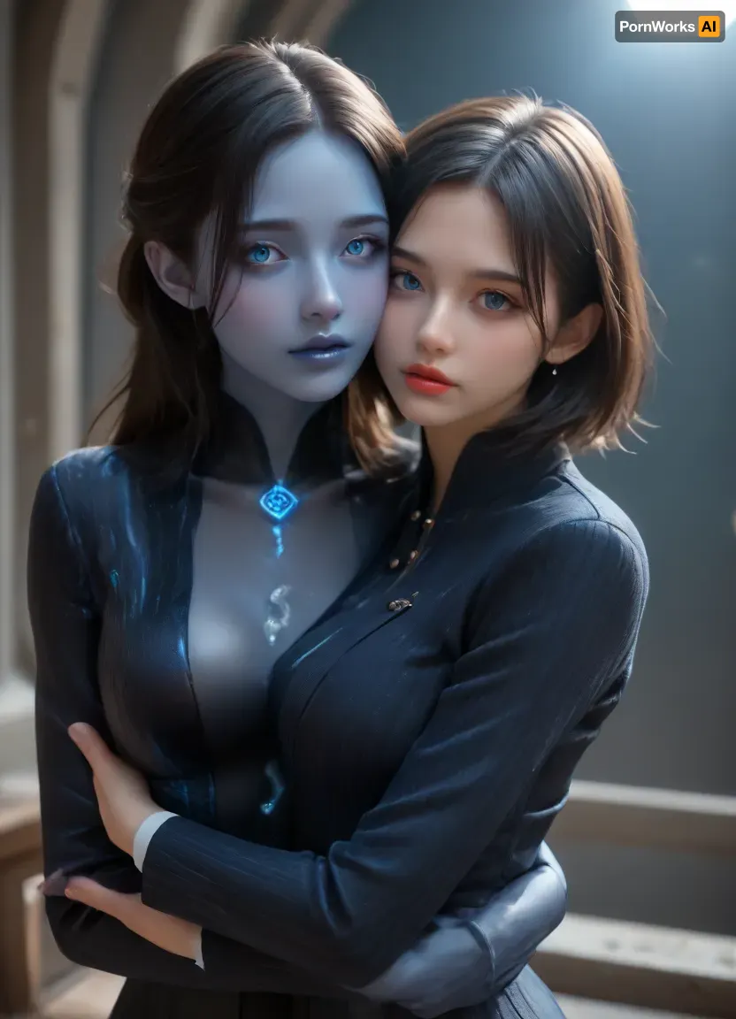 beautiful extremely busty 19 yo girl, fully clothed in dark blue transparent space bodysuit, located inside the space station, skinny body, beautiful detailed face, big beautiful eyes, full red lips, black hair, hairstyle bob, (intricate solid blue-black body-hugging suit with blue luminous stripes:1.4), standing in dynamic pose, face covered with thick sperm, (body fully covered with cum:1.6), serega