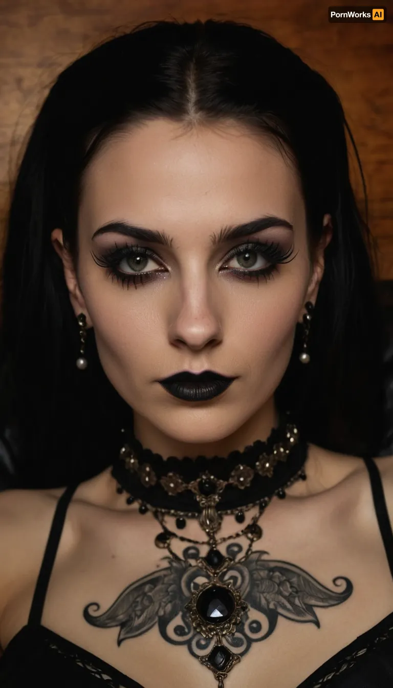 extremely beautiful and slender 25 year old goth cumbucket with big tits lying on the bed after a wild party, a gallon of thick cum has recently been poured over all of her body and face, lovely eyes, cute eyes, sexy eyes, sweet eyes, cute smile, (((full body portrait))), tack sharp, ultra realistic, artsy, (skinny face), (long face), (long skinny nose), ((dark goth makeup)), lots of tattoos