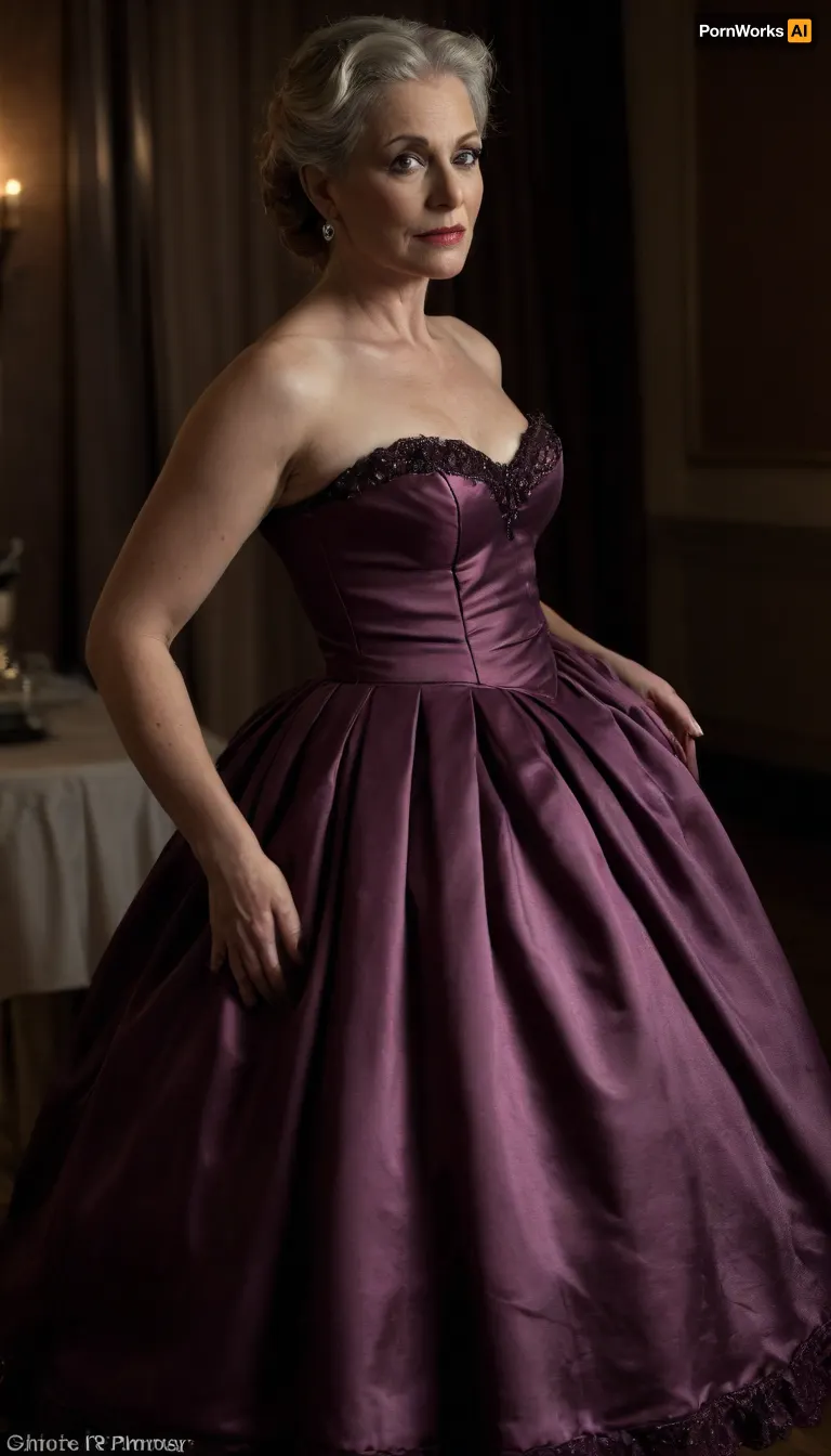 GILF in a luxury victorian ballroom, royal ballgown set, fully clothed, (very mature:1.7), (majestic gilf:1.5), (elegant:1.9), (seductive:1.9), facial wrinkles, (body wrinkles:1.5), shaved pussy, (small breasts:.9), red lipstick, red nails, white tooth, perfect denture, jewels, red lace bra seen through dress, (untied straight brunette royal hair:1.2), panties pulled away, black lace stockings, dress spreading around, (floral patterned long fabric hoop dress:1.6), dress falled down on shoulders, skirtlift, spreading, (facial), (cfnm), (saggy tits:1.3), night Atmosphere, (midi hoop dress:1.3), superior costume, pink, red, purple, burgundy, black, hyper-photorealistic, hoop dress, cleavage, full body, full length shot, sweetegl, sweetop, swe3tjsk, bl0use, ElementalWind, Perfect hands, perfect fingers, perfect anatomy, realistic mature skin, skin pores, freckles, moles, spots, wrinkles, pussy on focus, masterpiece, best quality, cinematic scene, perfect hands, (cinematic lighting), (night:1.3), raytrace, sharp focus, best shadow, 8K, UHD, clear image, extremely sharp, extremely detailed, extremely intricate detail, high res, ultra-high-definition, highly detailed, ultra-sharp textures, finely detailed, perfect skin texture, hyperrealistic lighting, professional photography, full dynamic range, deep contrast, high clarity, realistic depth of field, HDR, perfect exposure, smooth gradients, natural reflections, ultra-fine details, realistic skin pores, individual hair strands, perfect face, High detailed photo, high quality photo, fullcolor, clothes, sharp background, fine detailed background, hoopdress, LIFT, UP, SKIRT, FROM, BELOW, CURTSEY, <lora:dark:.8>, <lora:bab4d033-acad-4a4e-b6fa-5dda2bad3471.TA_trained:1.6>, <lora:Lift Up Skirt:1.2>, <lora:SDXLHighDetail_v6-000005:.8>