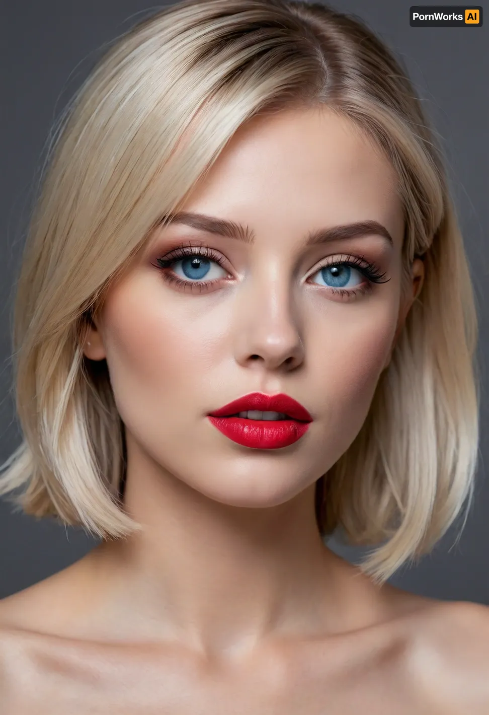 The silver liner: a breathtaking blonde sketching elegance under the sun