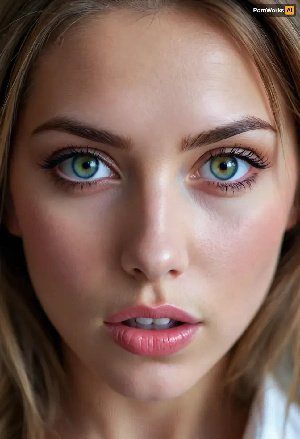 sexy girls with white eyes
