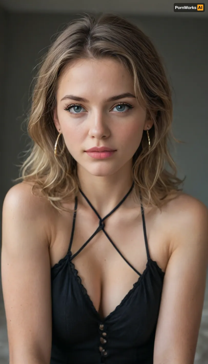 imagen hiperrealista de una mujer joven, ((que se vea todo el cuerpo)), hermosa figura, cintura delicada, piernas flacas, cola pequeña y redonda, pechos medianos duros
con cabello marrón claro con reflejos cobrizos y anaranjados. Su melena es ligeramente ondulada y cae de manera natural sobre sus hombros, con mechones sueltos que aportan un toque desenfadado y playero. Sus ojos son de un verde vibrante, expresivos y luminosos, reflejando la luz de manera realista.

Mandibula inferior prominente.

Su piel es ligeramente bronceada, con un brillo natural y sutiles pecas sobre sus mejillas y nariz. Su expresión es relajada y amigable, con una leve sonrisa en los labios. Tiene cejas bien definidas, gruesas pero armoniosas, enmarcando su mirada. Sus labios son carnosos y de un tono rosado natural., ((Se encuentra caminando desnuda en la playa junto a un hombre desnudo)), El escenario es una playa tropical, con arena clara y fina, agua cristalina de tonos turquesa y vegetación frondosa en el fondo.

1 hombre desnudo caminando