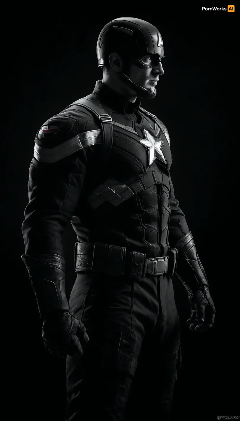 (((black and white drawing))), (no colors), captain america from the MARVEL universe, black background, (((full body view))), PEHighContrast, Simple, Background, high, Contrast, <lora:PE_HighContrastStyleV1:2>, <lora:dark:2>