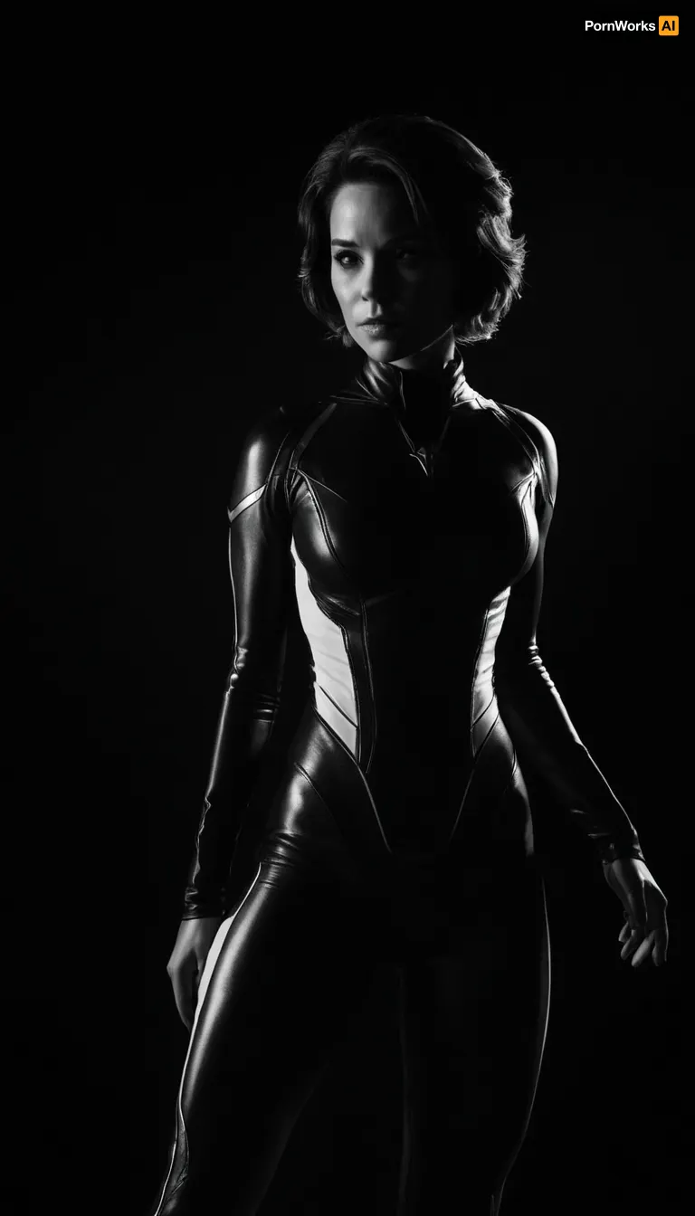 (((black and white drawing))), (no colors), Janet van Dyne from the MARVEL universe, black background, (((full body view))), PEHighContrast, Simple, Background, high, Contrast, <lora:PE_HighContrastStyleV1:2>, <lora:dark:2>