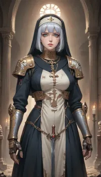 The iron nun of warhammer