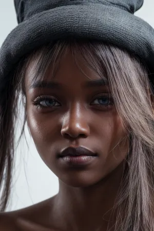 The futanari model stood tall with her narrow shoulders and narrow shoulders, giving her a refined look. Her petite nose and narrow shoulders added to the surreal quality of the picture, making it feel like you were looking at a high-quality photograph rather