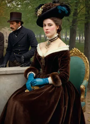 Ivan Kramskoy's Unknown Woman is a painting depicting a young woman riding in an open carriage along Nevsky Prospect near the pavilions of the Anichkov Palace. Her look is regal, mysterious and a little sad. Her outfit