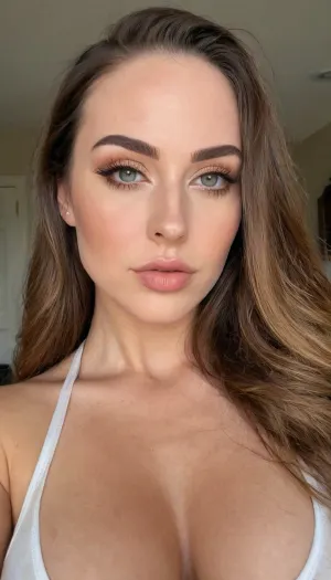 Tru Kait, ein Webcam-Modell mit perfekten Proportionen und qualitativ hochwertigen Fotos, wurde in zahlreichen pornografischen Videos gezeigt. Ihre neueste Version zeigt, dass sie einen Blowjob auf der Kamera unter Beibehaltung des Augenkontakts mit dem Betrachter durchführt. Das Foto ist 8k