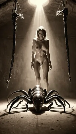 En un mundo oscuro y retorcido, donde todo está hecho de látex y metal, vivía una chica en miniatura sin piernas ni brazos. Fue creada con el único propósito de satisfacer los deseos sexuales de su dueño. La chica en miniatura tenía un apego que permitía
