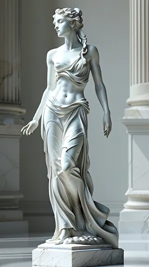 Una sola statua bianca si trovava in mezzo al parco, i suoi occhi che fissavano a vuoto nella distanza. Era un'opera d'arte, una testimonianza dell'ingegno umano e della creatività. Ma quando l'ho superata, non ho potuto fare a meno di sentire