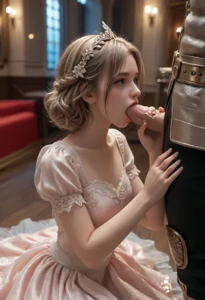 Une veille d'un nouvel an : un baiser de princesse sous les lumières du nord

- Oui.

Sous les Lumières du Nord, une scène gallogram magique en 3D s'est déroulée. Un beau château se tenait majestueusement en toile de fond, ses tours scintillent de gel. À l'intérieur, une princesse rayonnante dans une robe élégante tenait la main d'un vaillant chevalier en armure brillante. Ils se sont agenouillés devant une grande cheminée, se reposant dans l'atmosphère magique du Nouvel An. La chambre était remplie de couleurs vives, brillantes, saturées alors qu'elles partageaient un moment tendre, leur histoire d'amour illuminé par les aurores dansantes à l'extérieur des fenêtres du château.