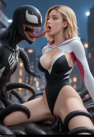 Across the spiderverse: venom's lethal embrace - a twisted symphony of pleasure