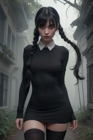 The girl in midnight: a mysterious encounter at the creepy mansion