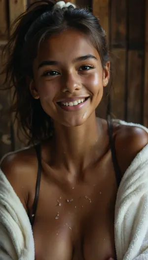 Beneath the warmth: एक सार्वजनिक सौना में meika wollard की कामुक सुंदरता का एक करीबी अन्वेषण