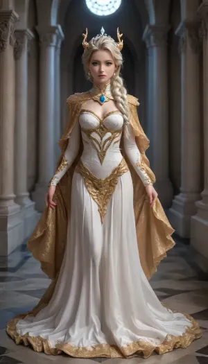 ((hybrid:2), Elsa, tiger), full body view