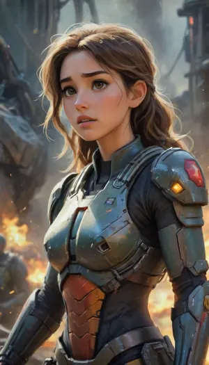 ((movie Edge Of Tomorrow)), ((female 18 years old)), ((very beautiful)), ((armor)), ((feminine)), (((full the body is visible))), score_9, score_8_up, score_7_up, score_6_up, (j_cartoon:1.3), Drawing, <lora:samdoesarts1.1-000030:.3>, <lora:J_cartoon:.3>, <lora:Animated_Concept:.3>