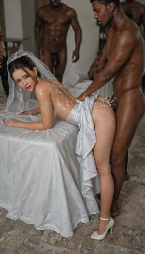 Erotic revelry: unutulmaz bir düğün gecesi - tutku ve arzunun fotorealist bir keşif