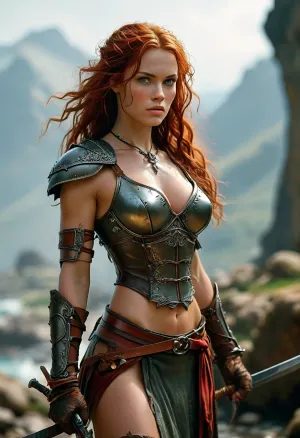 Red sonja: the fierce, battle-hardened warrior of desolate lands