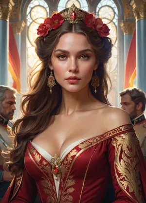 Natasha Rostova from War and Peace., fantasy, intricate, elegant, highly detailed, digital painting, artstation, concept art, smooth, sharp focus, illustration, art by artgerm and greg rutkowski and alphonse mucha, in the style of a WLOP