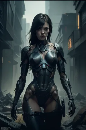 A single, beautiful nude female cyborg with anatomically correct proportions, biomechanical and mechanical "ghost in the shell" design created by a blend of Jeremy Mann's camera angle styles, the ideal man and biblical iconography. Movie poster designed by Dave McKean, grunge texture, folded paper, frayed edges and moisture stains. wood engraving, Fritz Lang, German expressionism and geometric figures. aesthetic, capturing photographs that exude a dark, sinister and absurdly grotesque atmosphere. digital art, perfect composition, beautiful octane detailed and incredibly detailed complex. By Hans Ruedi Giger and Ferdinand Hodler.render, trending on artstation, 8k art photography, photorealistic concept art, soft natural volumetric cinematic perfect light, chiaroscuro, award-winning photography, masterpiece, oil on canvas, Raphael, Caravaggio, Greg Rutkowski, Beeple, Beksinski, By Hans Ruedi Giger and Ferdinand Hodler