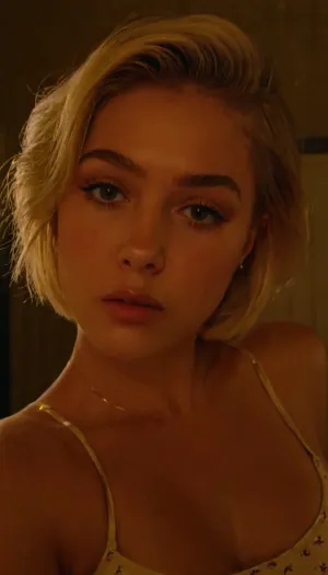 (C, v6NnJTjy/Siy5Haa9.jpeg?v=1720459275), 20 years old, thick body, amateur scene, amateur webcam, camgirl, good lighting, phone camera shot, front view showing off boobs, sagging breasts, pale areolas, puffy nipples, wearing men's boxer shorts, wearing a crop top shirt, make her more tan, ((blonde gen z very short hair)), (very short hair), (light blonde hair), gen z style, and tan lines, face in view wide view, igbaddie, <lora:igbaddie-XL:.8>