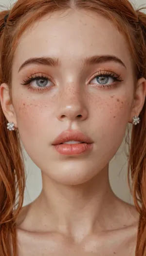 masterpiece, award winning photo, detailed face, realism, passion, lust, ultra realism, UHD 8K, extreme realism, maximum detail, most beautiful, sweet and petite, sexy ginger hair girl with pale skin and freckle's in tight and sexy bodysiut. spreading her perfect petite ass, full body view, petite body, ponytails, ass spread with hands, petite ass, pale skin, tight bodysiut, model makeup, model face expressions, 1 photo, <lora:add-detail-xl:1.3>, blueche, (with, blushing, cheeks:1), covche, covering, her, cheek, with, mouth, looking, embarrassed, right, hand, covmou, <lora:EmbarrassedBlushing.1.0:.1>, <lora:568214_training_data:.8>, supermodel, face, big, lips, <lora:Beautify-Supermodel-SDXL:.8>