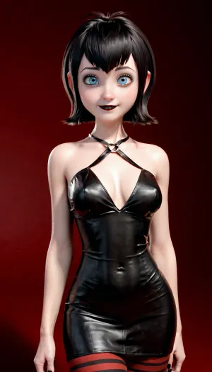 Mavis, Hotel Transylvania, 3D cartoon, Sony Pictures Animation, realistic, cinematic, 4k, sexy wear