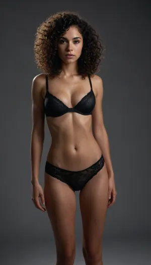 (submissive:1.5), (sweaty skin:.8), (cute tall tall face, calm face, pores, thick thighs, (big ass:1), skinny woman, curly hair, black hair, messy hair, breast cup A), image of, (woman, standing tall, legs wide), ultra-realistic, best quality, best lighting, (Slim body:1.33), (detailed face:1.1), shirtlift, black sports bra, undressing, black, panties, (cum, cumdrip, facial, bukkake:1.2), (breasts:1.2), bukkake, <lora:csenhance_v1:.5>, <lora:curly_hair_slider_v1:.8>, <lora:jkSmallBreastsLite_V01:.7>, <lora:DI_belle_delphine_v1:.35>, <lora:uberRealisticPornMerge_urpmv12320LORA:.5>