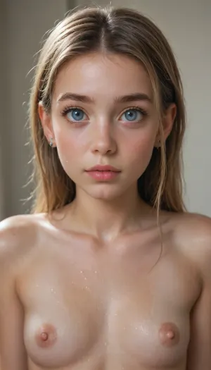 The silent tears: a portrait of innocence amidst fear