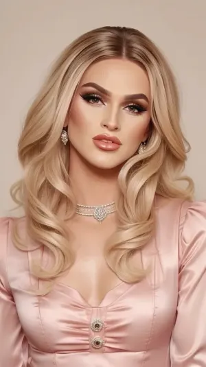 Man that has been heavily feminized and bimbofied., <lora:Femboy_Face:.8>