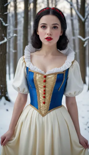 The snow white girl