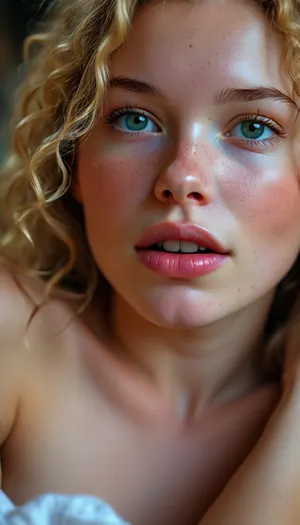 Rating_explicit, extreme close up
detailed, masterpiece, score_9, score_8_up, score_7_up, (score_9, score_8_up:1.1), 7seductive, detailed background, 32k, (high contrast:1.8), (volumetric lighting), (maximum quality:1.5), (high resolution:1.5), (ultra realism:1.5), (ultra realistic:1.5), (extreme detail:1.5), (((best quality:2))), (Ultra detailed skin:1.5), (ultra high resolution:1.5), (4k), rendered in 8K UHD with, HDR, ultra-sharp focus, ultra-high resolution, vibrant and dynamic composition, highly detailed textures of skin, lifelike anatomy with no distortions, exceptional clarity and contrast, ((best shadow)), ((best illumination)), ((best quality)), ((ultra-detailed)), ((fine detail)), ((sharp image)), ((crystal clear image)), showcasing, ((best lighting)), ((detailed face:1.1)), (face detail 10 out of 10), very beautiful Scandinavian girls, Swedish, 18 years old, look younger than their years, petite, very young girls, skinny, Nordic, very long curly hair, blonde hair, very cute faces, angelic faces, mischievous look, freckles under their eyes, laughing and very happy, no panties, They are lying on the bed, in the bedroom, caressing and kissing each other, legs spread wide, you can see what's under the skirt, you can see the pussy under the skirt, I'm happy to show the pussy, they show the breasts and they show under the skirt, opposite view, perfect athletic body, toned ass, perfect high medium-sized breasts, very large protruding nipples, neon golden light, super realistic photography, high resolution, very high definition, high detail, best quality, best result, fingering, schlick, masturbation, <lora:MJ52:.5>, <lora:BUT_SDXL_SHS:.5>, <lora:SDXLHighDetail_v6-000005:.8>, <lora:274698_training_data:.8>