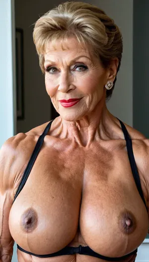 close up tits, wrinkle long tits, wearing a black turquoise nylon catsuit, side view, black hair, granny sex, close up mouth, very old granny, naked big boobs, standing rear view by a hairdresser, sexy mouth, little open the mouth, red lips, wearing a black bathrobe, very hard very defined muscles, close up maximum big boobs, rear view smile gilf, Monica Martin, lipstick, close up hard muscle stiration, skinny hard muscle body, very broad big mouth, ginger ponytail hairstyle, hair, happy swedish heavy strong muscle woman gilf, milf, dark smokey eyes, close up body, very big hanging round massive boobs, fitnessmodel gilf, milf bodybuilding legs very muscle stiration, gilf wrinkle face, big saggy breat, stands with spread pussy from front, half side view, marina beaulieu milf, extremely muscular gilf, with wide muscular shoulders, abs, high muscle definition, very thin fat free skin, massive bodybuilding milf, bulging lips, granny want sex, wide mouth, round big boobs, smile gilf, from rear view, very short pixie blackginger, granny lady, close up wrikle tits, close up bulging fake shiny red lips, much jewellery