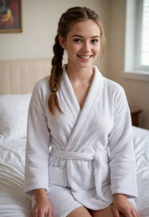 Radiant beauty in the dorm