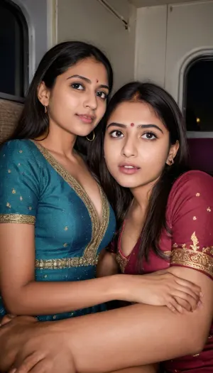 Young indian girls, in a old indian train, night time, cute face, highly detailed, high resolution, best quality, raw, lighting, overexposed, harsh, flash, <lora:Rawfully Stylish v0.2_epoch_20:1>, <lora:SDXLHighDetail_v6-000005:1.3>, skirtlift, <lora:skirtlift_xl:.8>