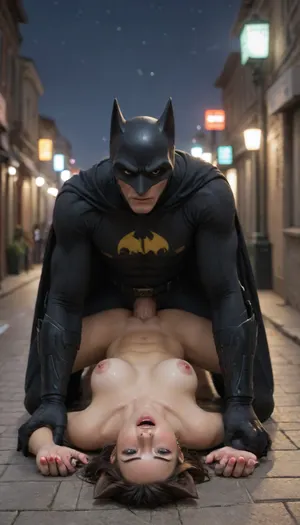 Large cock batman anal sex with jery, (cat), in gatham city street night lights, feline_hybrid, furry, <lora:Realistic_Feline_Hybrids:.8>, Baman, Beyond, <lora:Batman Beyond:.8>, Batman, <lora:Batman89-000003:.8>, random side, full batman body, missionary sex deep sex, doogystyle, from, behind, human, on, anthro, feral, <lora:SDXL_Human_Male_Furry_Female:.8>, <lora:legupsex_XL_9_-000009:.8>
