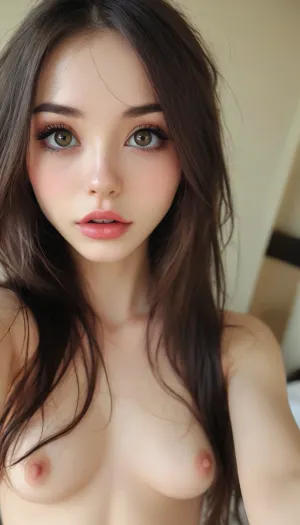 (Selfie:1.8), (from above:1.6), (Extremely long hair:1.3), (petite student), cute, Slim, ripped revealing clothes, ((erect nipples)), goth, tits, full body view, (((very Tiny young model))), (((young, topless))), 18 years old, (toung:1.7), (perfect small cute face), perfect detailed eyes, ((close-up)), small petite body, full body photo, beautiful small cute face, (Ultra detailed skin:1.5), (ultra high resolution:1.5), ((((slender body)))), (very skinny:1.4), ((narrow waist)), limoon, kawaii, makeup, (((very long big thick eyelashes))), <lora:MJ52:.5>, <lora:SDXL_LiMoon_v1:2>, <lora:KawaiiMakeupXLv2:2>, <lora:eGirls_XL_v1:2>