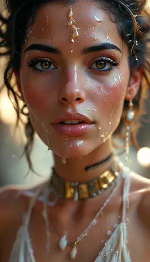 Close up of a 30 year old egyptian queen with cum all over her face. Lots of cum. Orgasm face, excited, Elegant eqyptian, woman, cum, on, face, <lora:BUT_SDXL_SHS:1.8>, <lora:MJ52:1.2>, <lora:Vivid Midjourney mimic - XL SDXL v2.0:1.2>, <lora:JustCum:2>