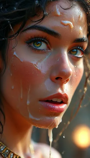 Close up of a 30 year old egyptian queen with cum all over her face. Lots of cum. Orgasm face, excited, Elegant eqyptian, woman, cum, on, face, <lora:BUT_SDXL_SHS:1.8>, <lora:MJ52:1.2>, <lora:Vivid Midjourney mimic - XL SDXL v2.0:1.2>, <lora:JustCum:2>