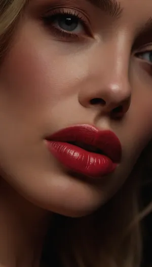 ziprealism, (full lips, soft pillowy lips, sensual lips, moist lips, sensual expression:1.6), (avant-garde experimental photography, ethereal lighting), (sharp focus on lips, extreme closeup), (sharp contrasting silhouette, profile, Dutch Angle:1.2), (shallow depth of field, soft bokeh, layered composition with subtle foreground)
